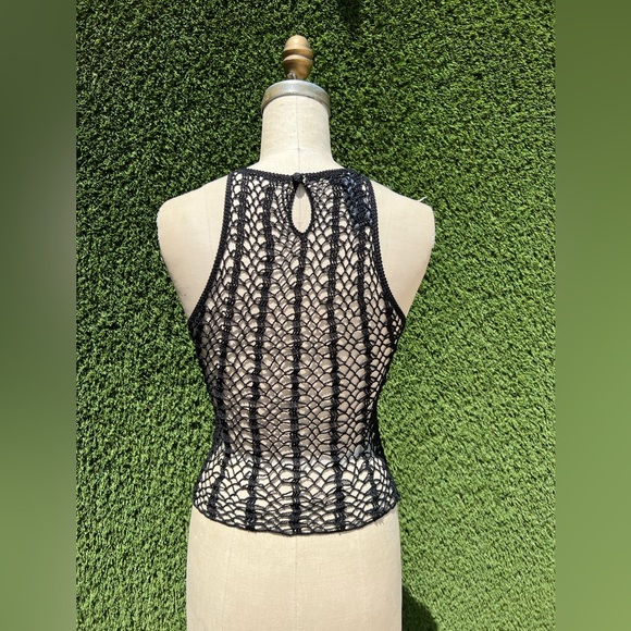 Y2K Bebe Beaded crochet top - Picture 2 of 5